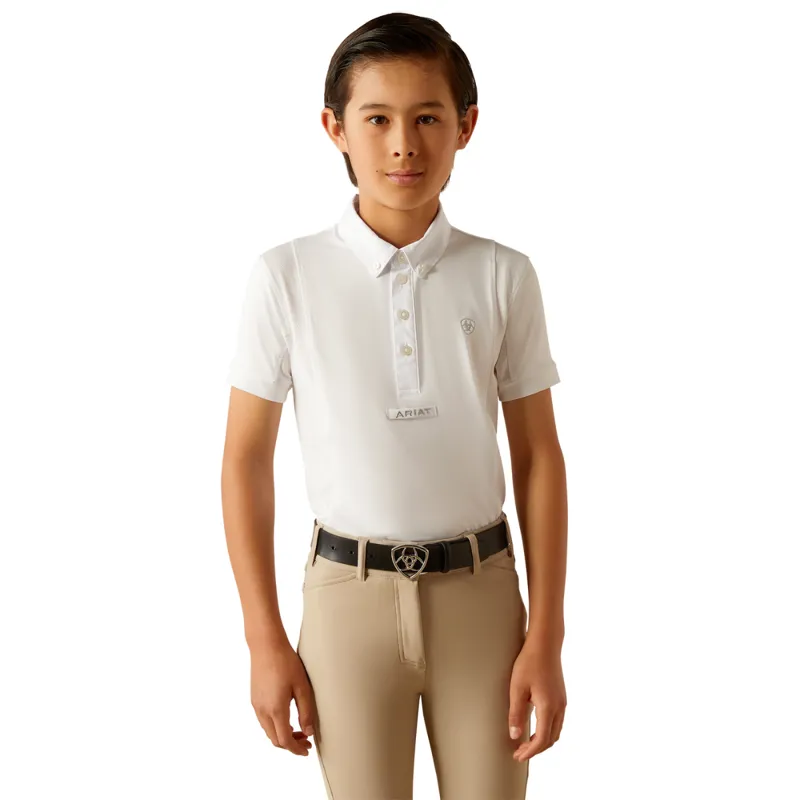 Ariat TEK Youth Show Shirt - White