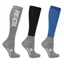 Hy Sport Active Riding Socks - Pack Of 3 - Jewel Blue/Pencil Point Grey/Black