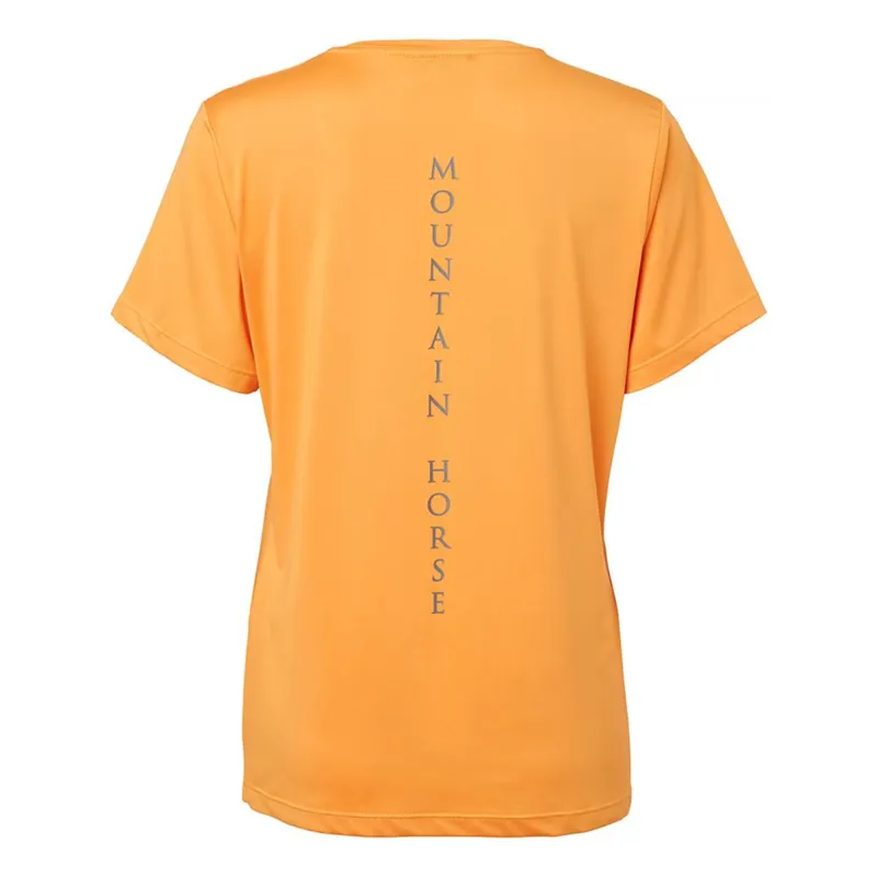 Mountain Horse Ladies Active T-Shirt - Spicy Orange-1