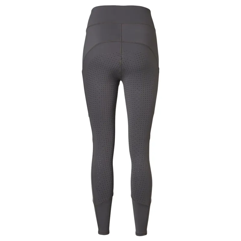 Mountain Horse Ladies Jayne Riding Tights - Grey Anthracite-1