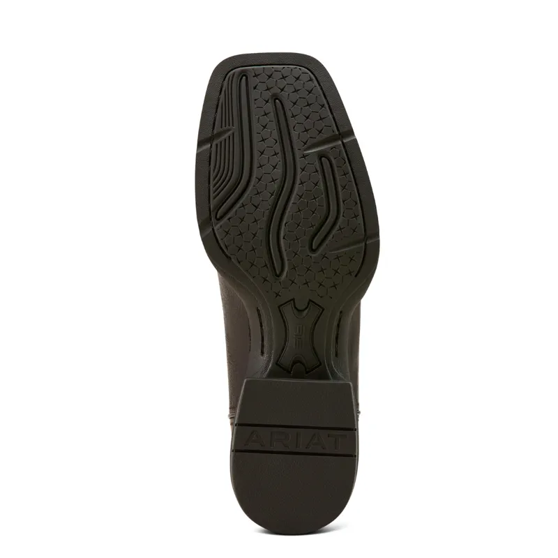 Ariat Men's Sport Wide Square Toe Western Boot - Burnished Chocolate-5