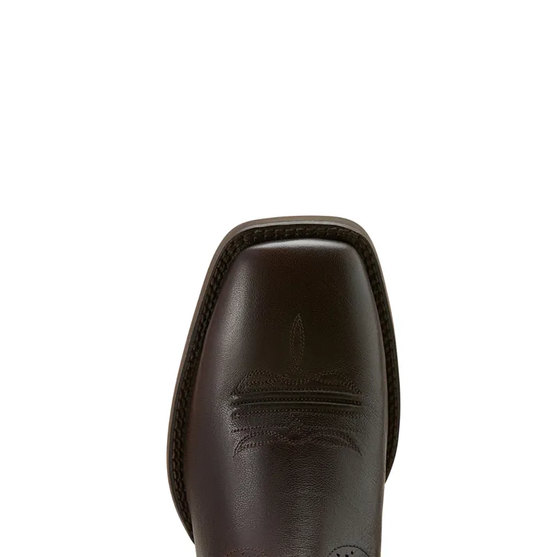 Ariat Men's Sport Wide Square Toe Western Boot - Burnished Chocolate-4
