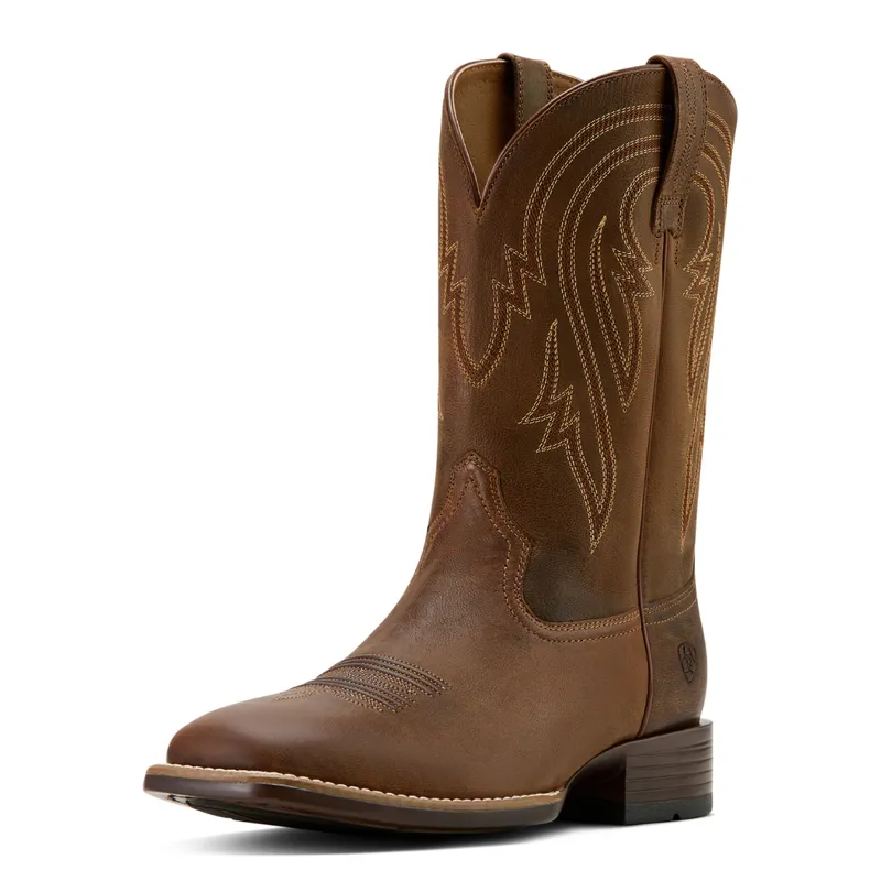 Ariat Men's Plano Cowboy Boot - Woody Tan