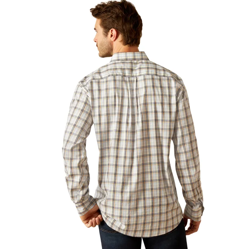 Ariat Men's Napa Shirt - Chambray Blue Plaid-1