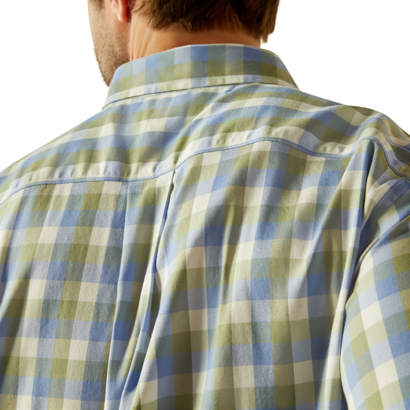 Ariat Men's Napa Shirt - Oil Green Check-3