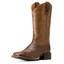 Ariat Women's Round Up Wide Square Toe Western Boot - Arizona Brown