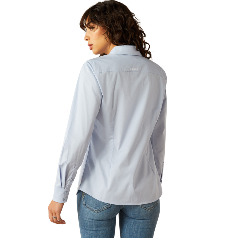 Ariat Women's Team Kirby Stretch Shirt - Kentucky Blue-2