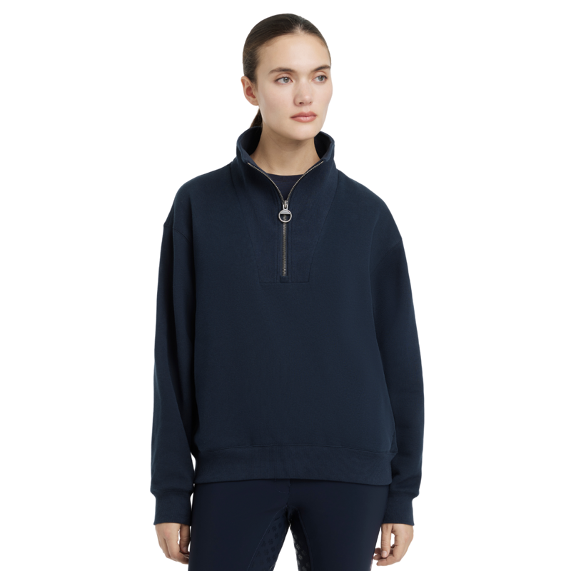 LeMieux Keira Quarter Neck Sweat - Navy-1