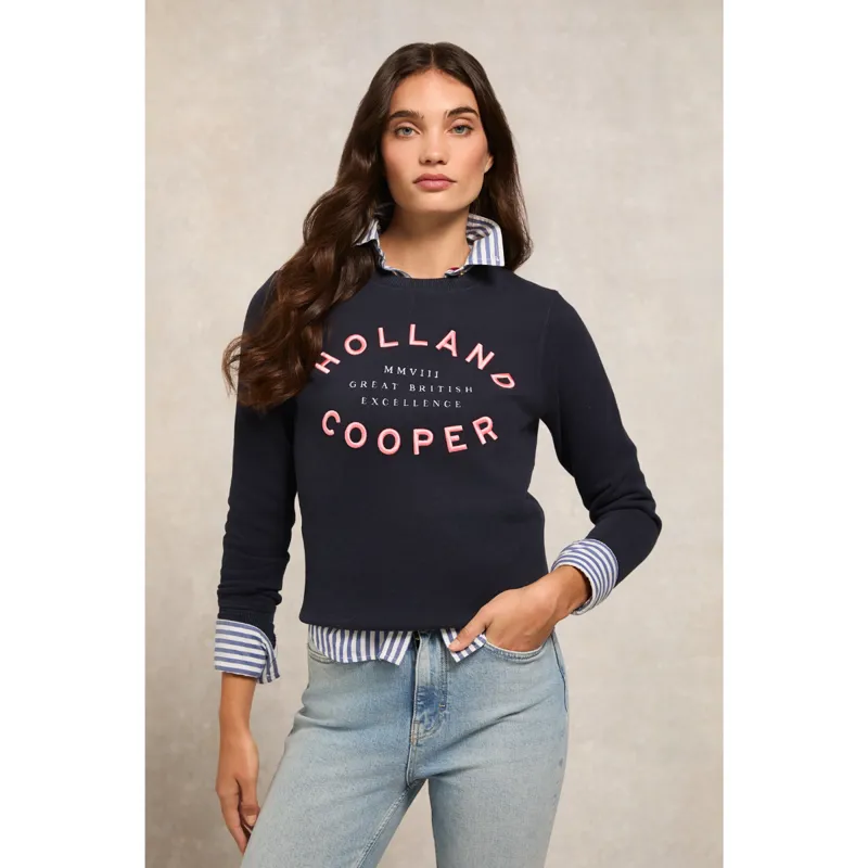 Holland Cooper Varsity Crew - Ink Navy