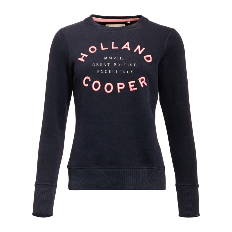 Holland Cooper Varsity Crew - Ink Navy-4