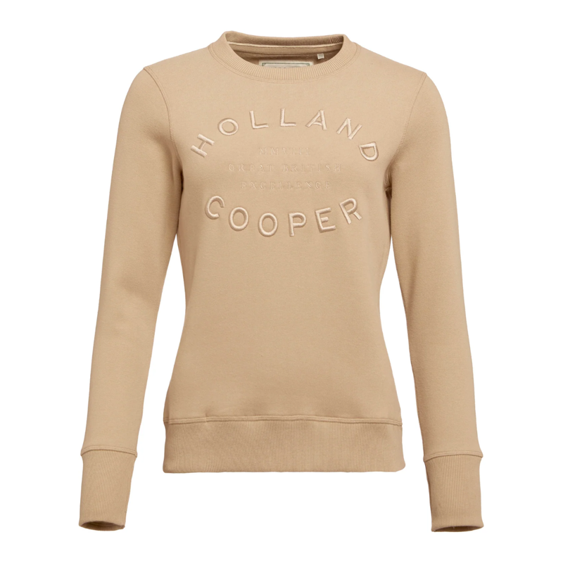 Holland Cooper Varsity Crew - Oatmeal-4