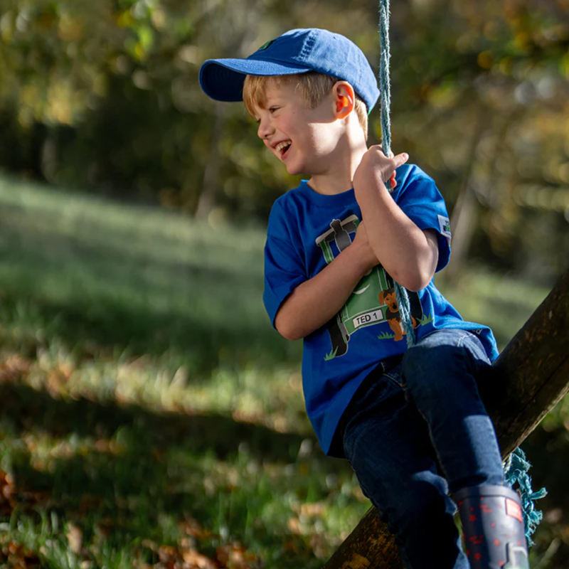 Tractor Ted Cap - Blue-2