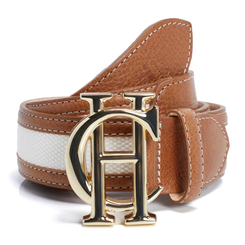 Holland Cooper HC Classic Belt - Tan Canvas-1
