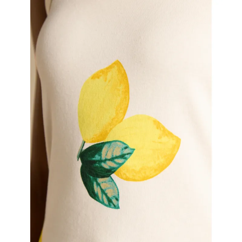 Joules Ladies Harbour Jersey Vest - Lemon-5