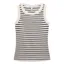 Joules Ladies Harbour Jersey Vest - Creme Navy
