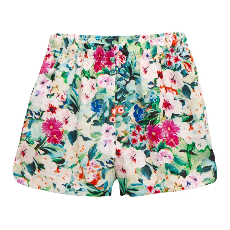 Joules Ladies Linen Shorts - Multi Floral