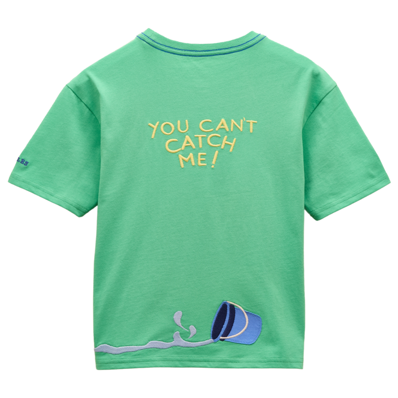 Joules Kids Archie Crab Print Short Sleeve T-Shirt - Green-1