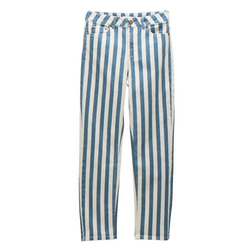 Joules Slim Straight Fit Jeans - Blue Stripe - Ladies UK 14