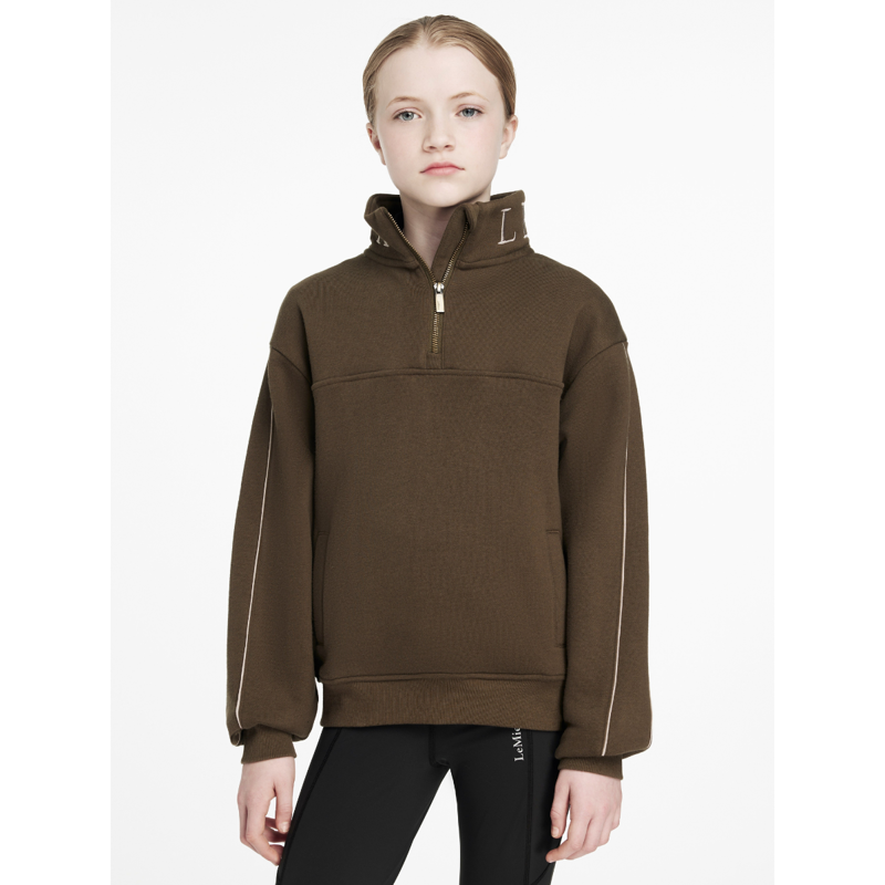 LeMieux Young Rider Kate Quarter Zip Sweat - Alpine-1