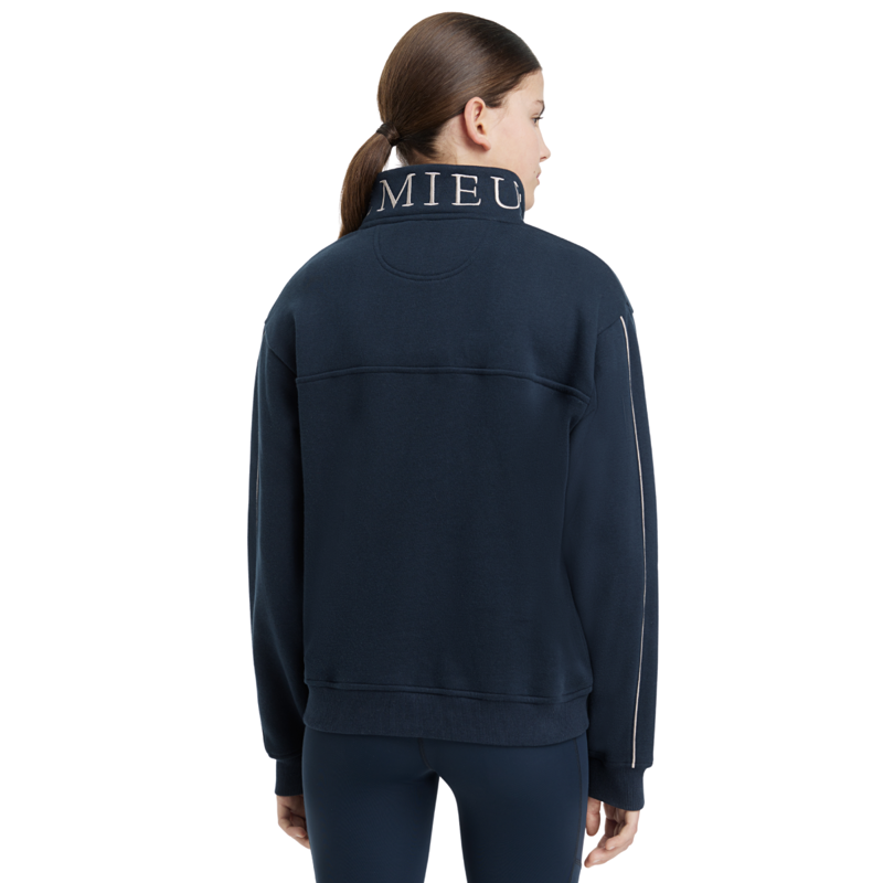 LeMieux Young Rider Kate Quarter Zip Sweat - Navy-2