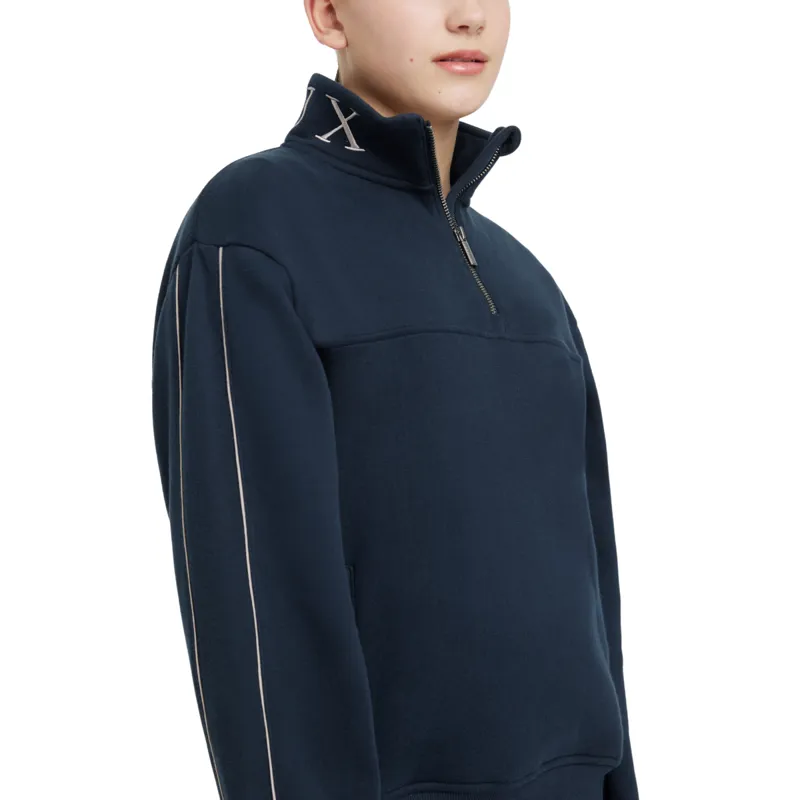 LeMieux Young Rider Kate Quarter Zip Sweat - Navy-4