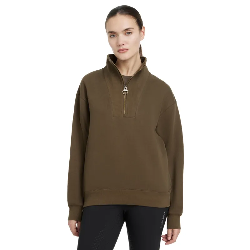 LeMieux Keira Quarter Neck Sweat - Alpine-1