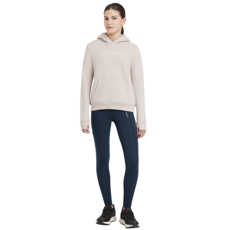 LeMieux Young Rider Classique Hoodie - Stone-4