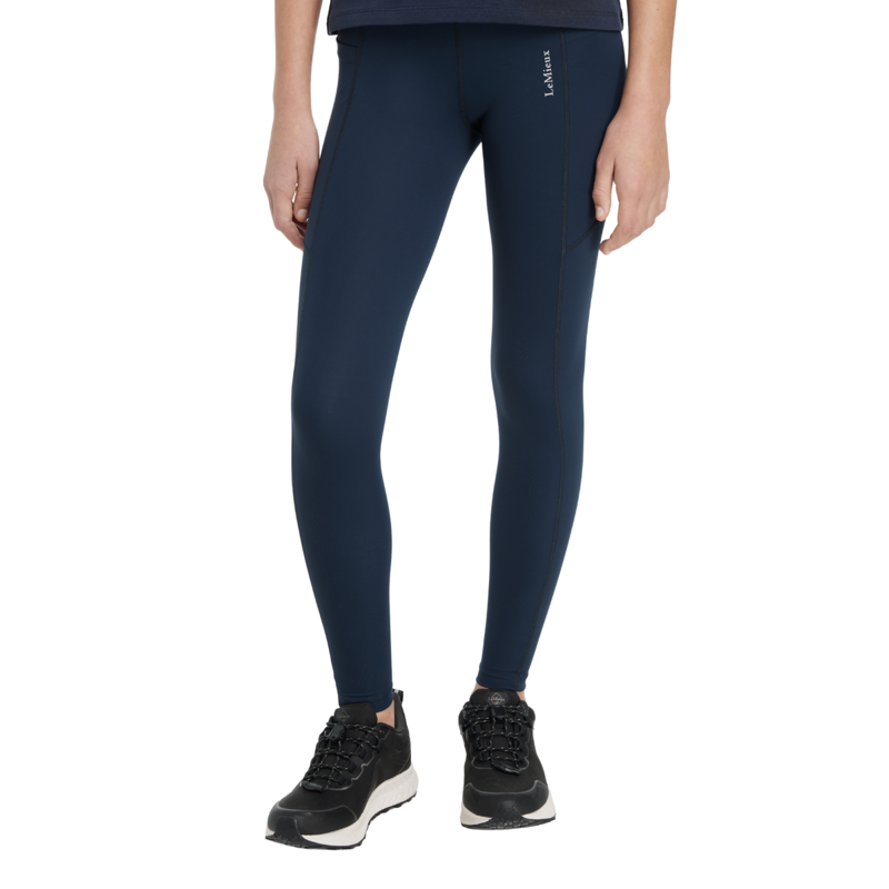LeMieux Young Rider Darla Sport Legging - Navy-2