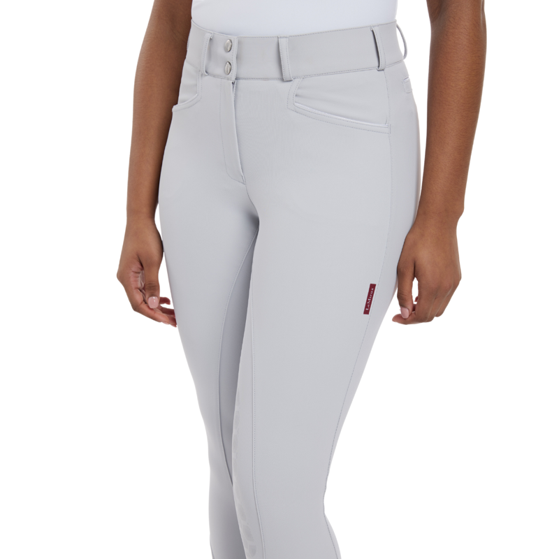 LeMieux Imogen Knee Grip Breeches - Light Grey-3