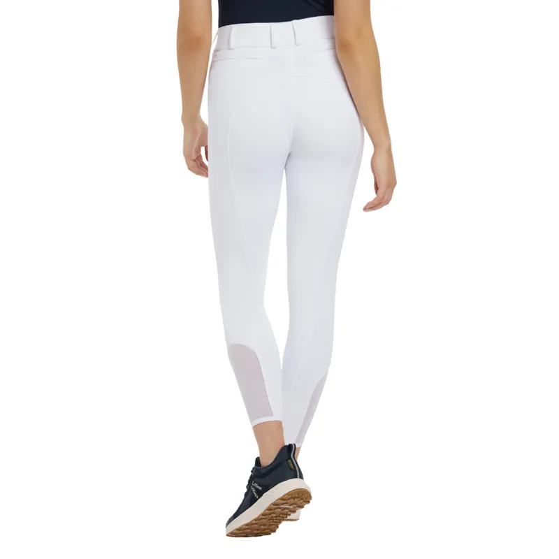 LeMieux Ladies Imogen Knee Grip Breeches - White-1