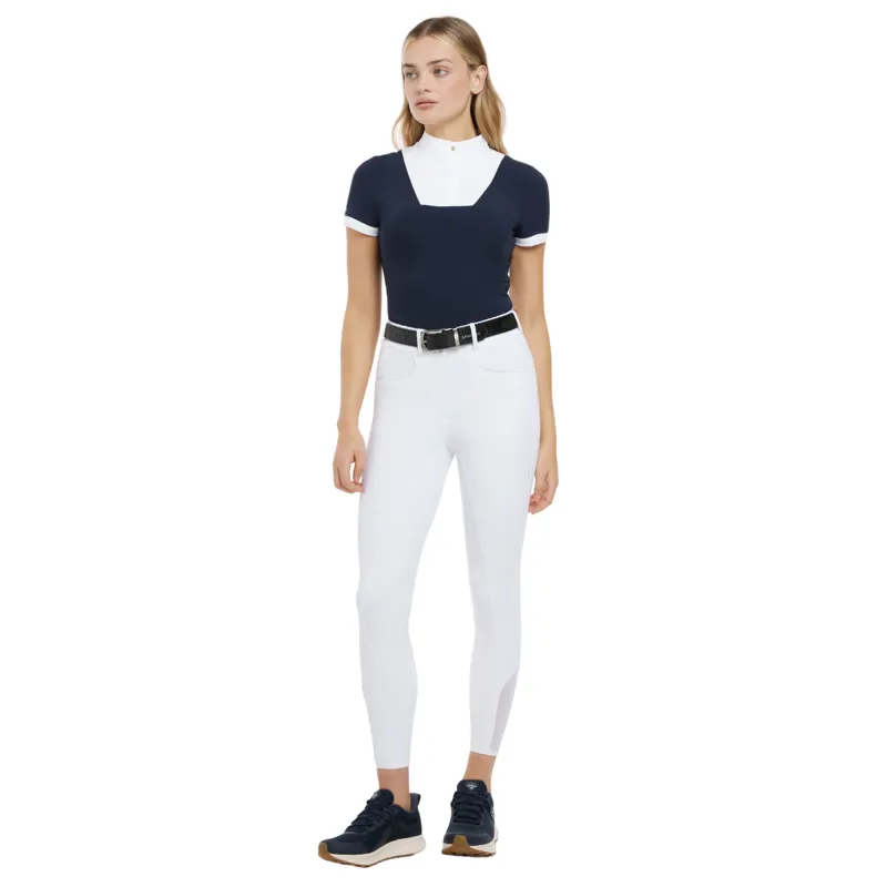 LeMieux Ladies Imogen Knee Grip Breeches - White-2