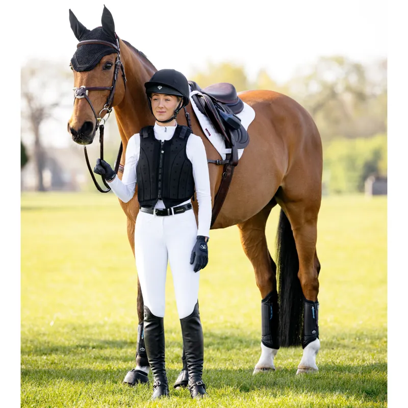 LeMieux Self-Cool Close Contact Half Square - White-3