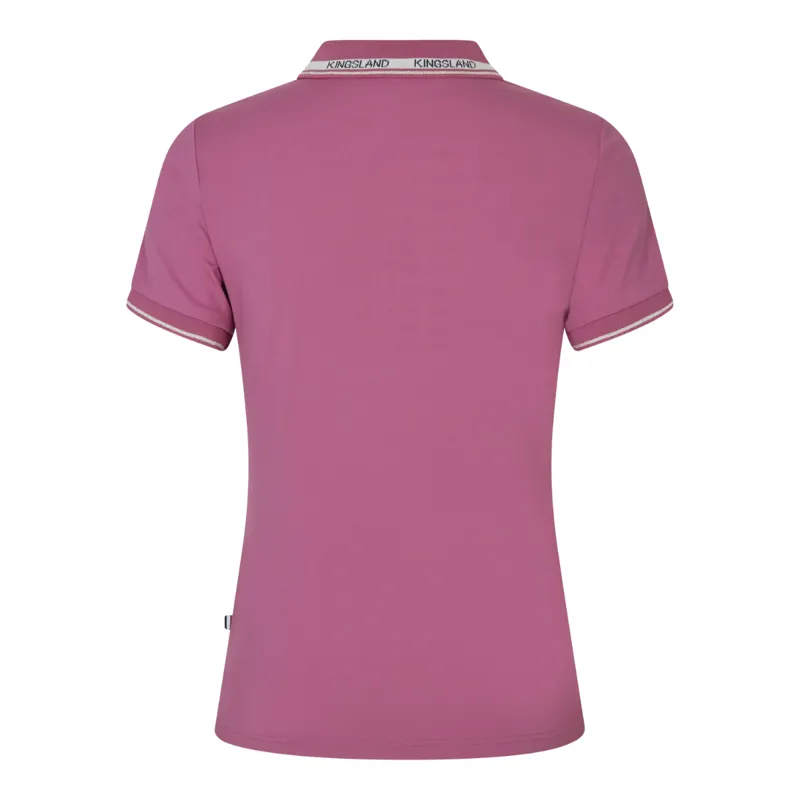 Kingsland KLNaira Ladies Pique Polo Shirt - Pink Malaga-1