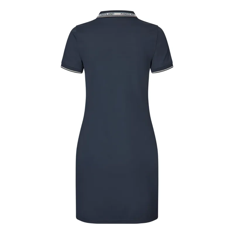 Kingsland KLNaira Ladies Pique Polo Dress - Navy-1