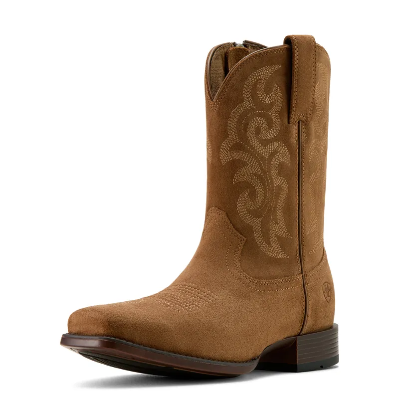 Ariat Men's Bodie Western Boot - Chestnut Suede