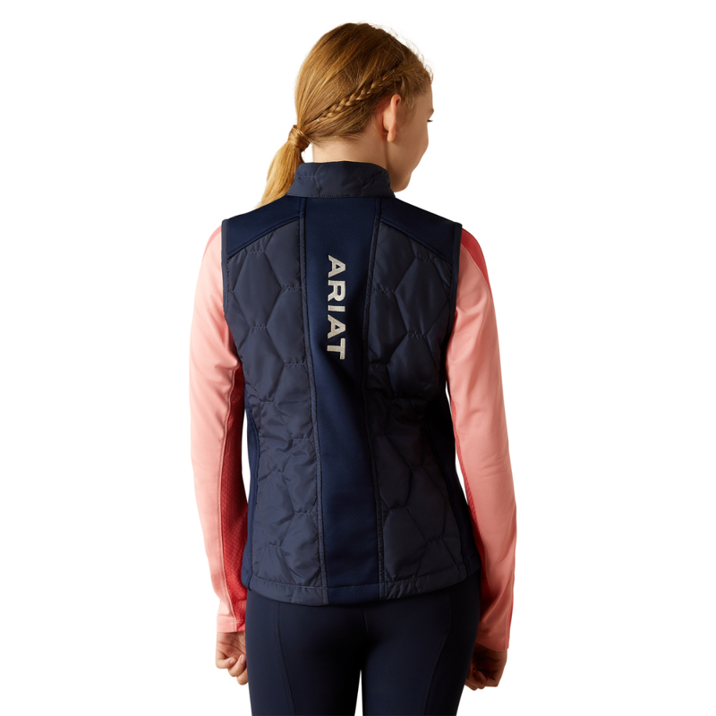 Ariat Youth Fusion Insulated Gilet - NavyT-1