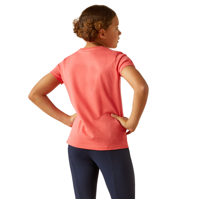 Ariat Youth Grateful T-Shirt - Coral Paradise-1