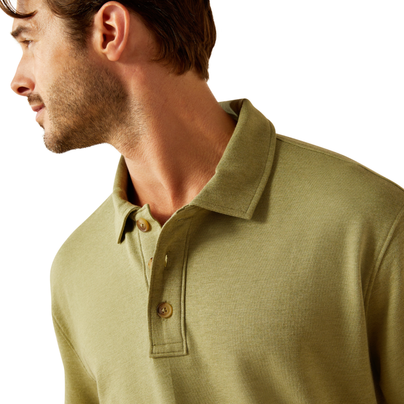 Ariat Men's Wilton Sweatshirt - Oil Green Heather-2