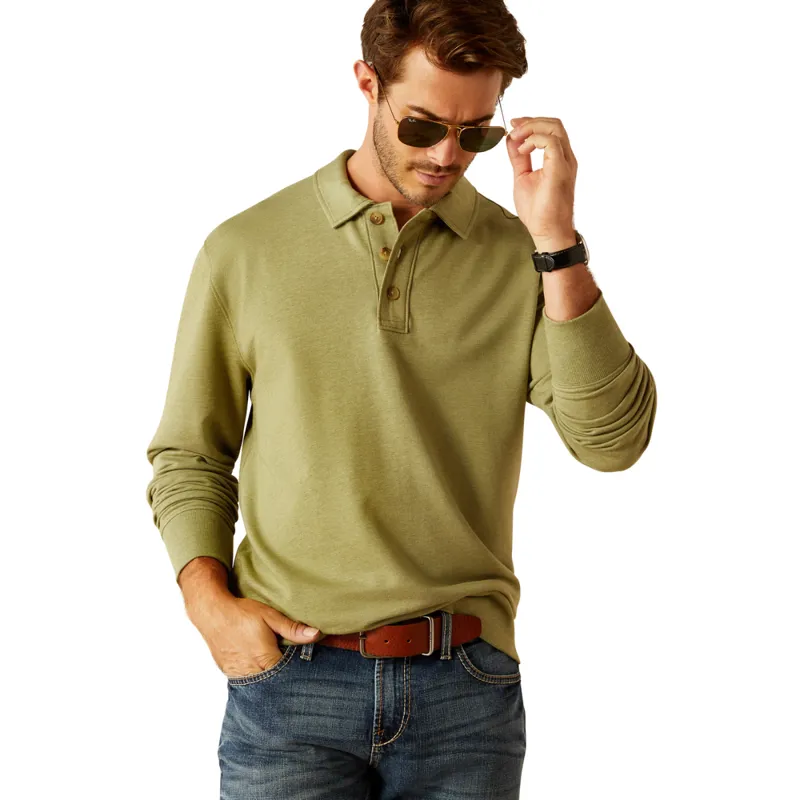 Ariat Men's Wilton Sweatshirt - Oil Green Heather