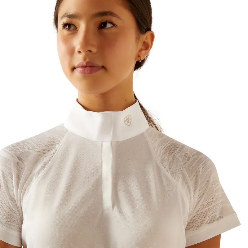 Ariat Aptos Vent 2.0 Youth Show Shirt - White-2