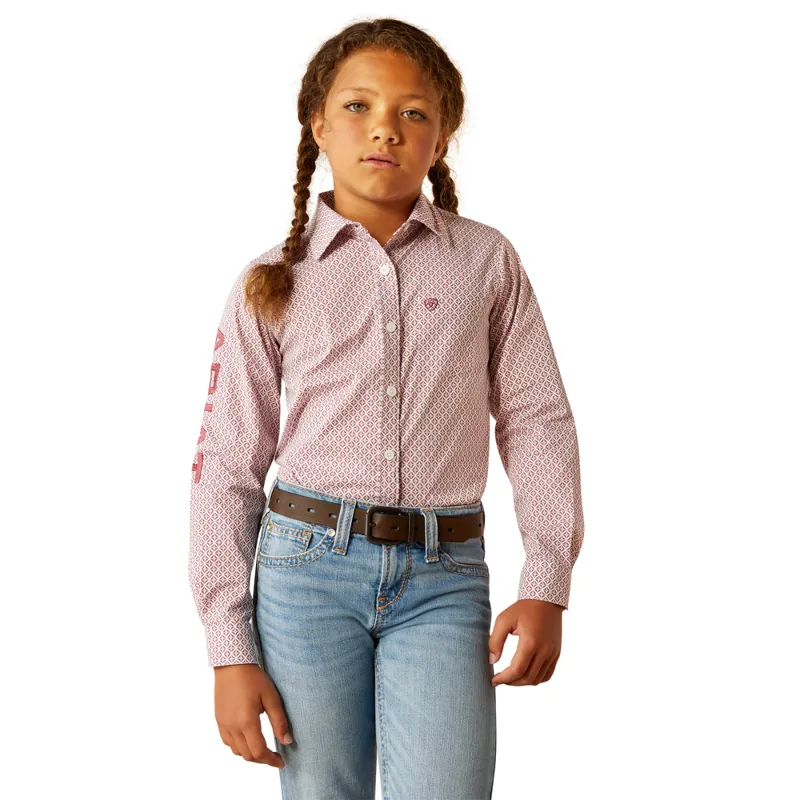 Ariat Youth Team Kirby Shirt - Finleigh Geo Print