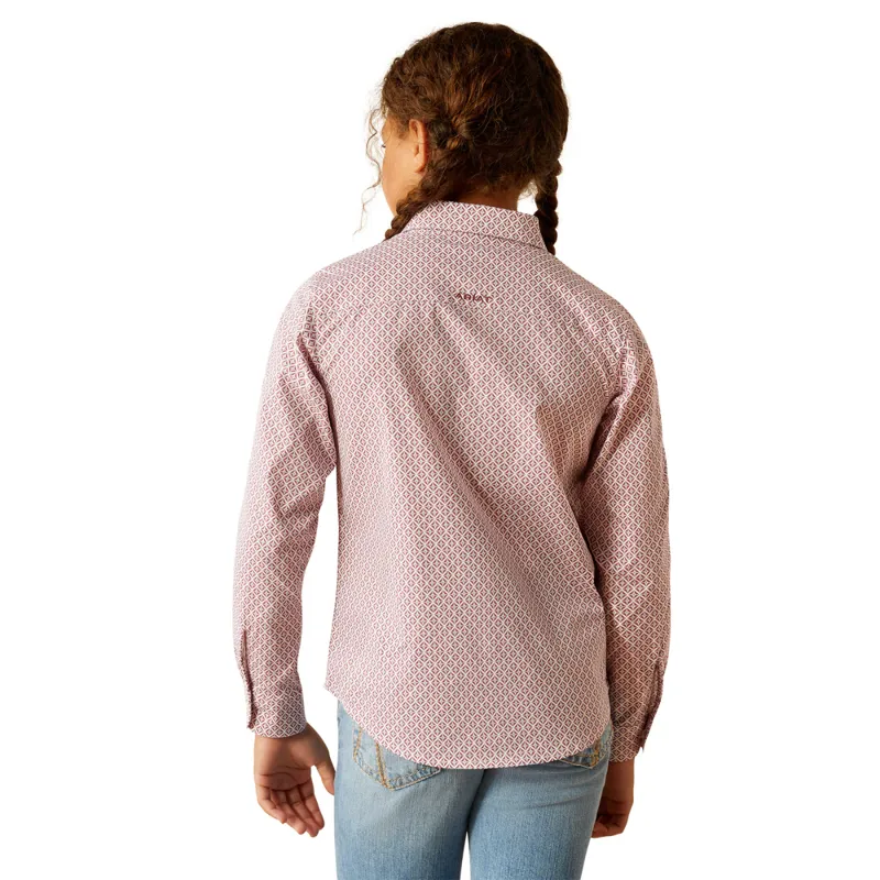 Ariat Youth Team Kirby Shirt - Finleigh Geo Print-1