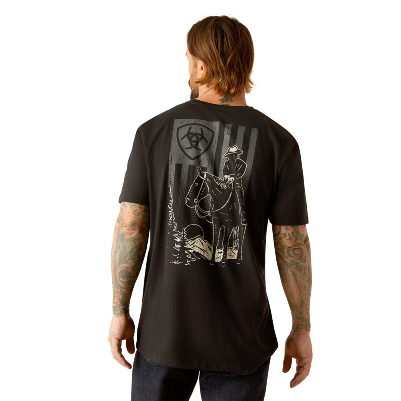 Ariat Men's Big Sky Freedom T-Shirt - Black-1