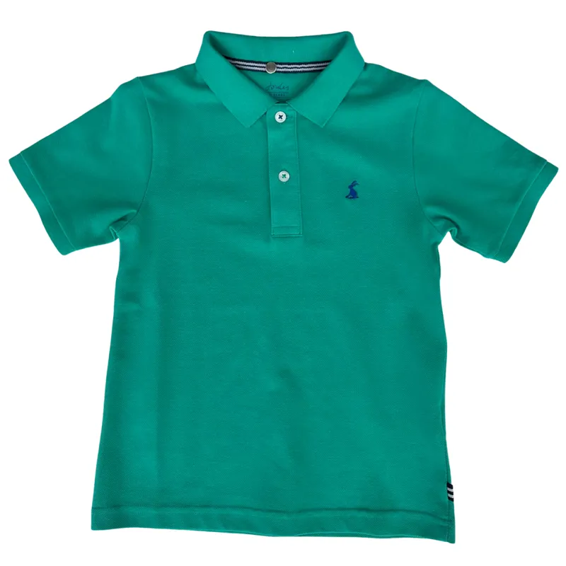 Joules Woody Mini Me Polo Shirt - Parakeet