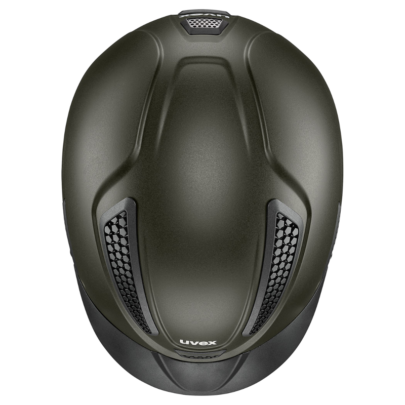 Uvex Perfexxion III Riding Hat - Olive Matt-2