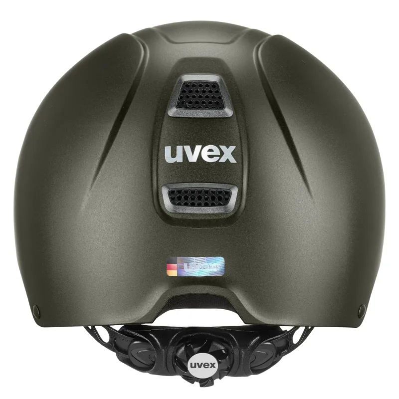 Uvex Perfexxion III Riding Hat - Olive Matt-3
