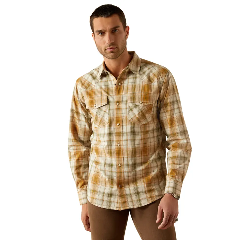 Ariat Men's Halston Retro Fit Shirt - Khaki