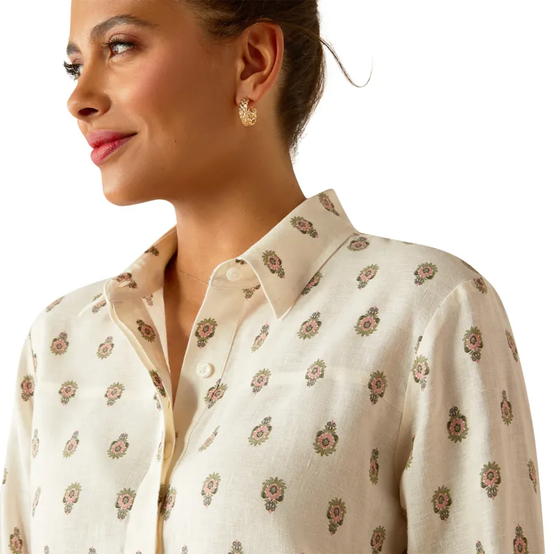 Ariat Women's Pocklington Blouse - Echoing Motif-2