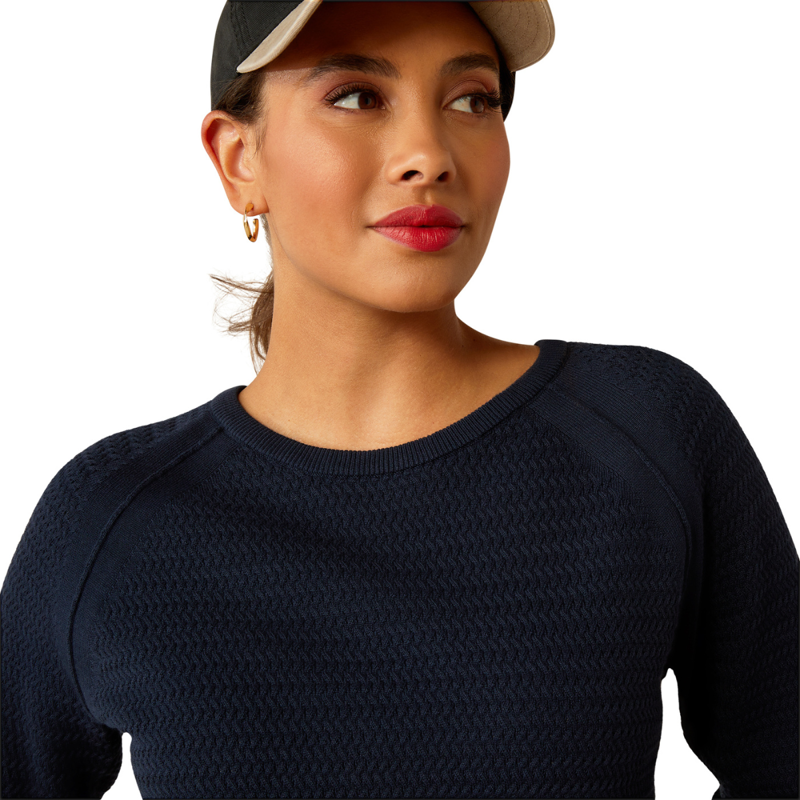 Ariat Women's Cambeck Sweater - Navy-2