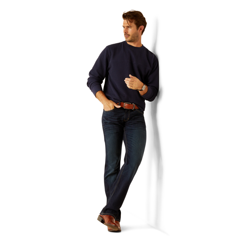 Ariat Men's Hexham Sweatshirt - Navy-3